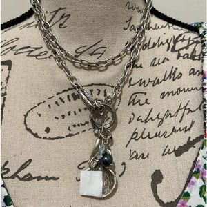 Cabi Seaside them Necklace with adjustable t-bar link